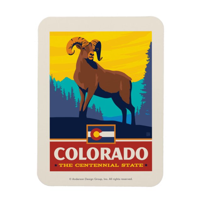Íman Orgulho Estatal | Colorado (Vertical)