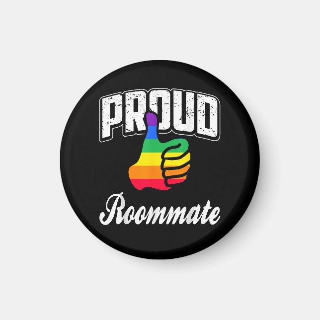 Íman Orgulho Gay do Colega de Quarto (Frente)