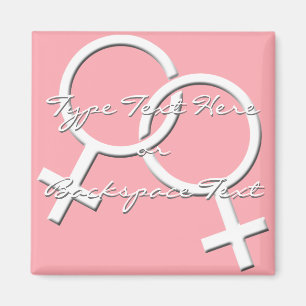 Íman Orgulho gay Imãs de geladeira Lésbica Lady Love Ma