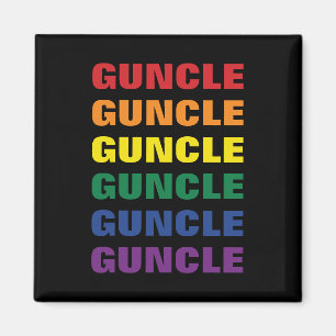 Íman Orgulho gay LGBTQ Divertido E Gay Engraçado Tio Gu