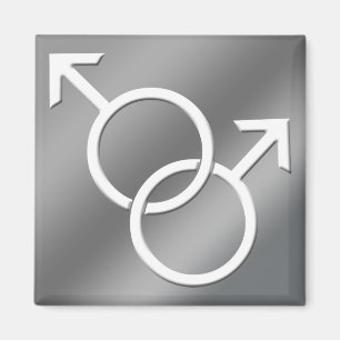 Íman orgulho gay Magnets Homem Mesmo Sexo Adoram Imãs 
