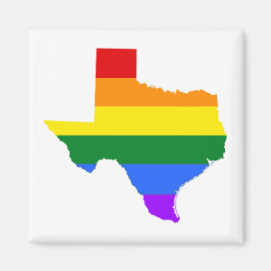 Íman Orgulho gay  Texas Rainbow