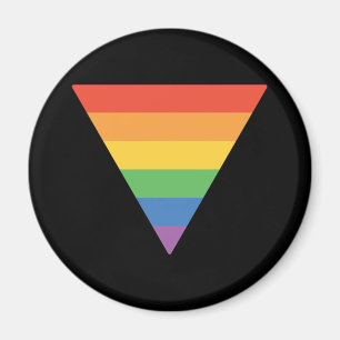 Íman orgulho gay Triângulo arco-íris