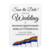 Orgulho gay Wedding Salve O Magnete Data
