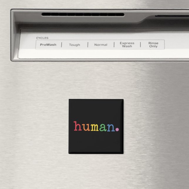 Íman Orgulho Humano LGBT Arco-íris Igualdade LGBTQ (In Situ (Dishwasher))