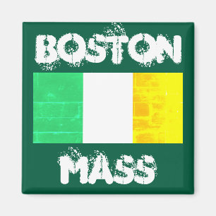 Íman Orgulho Irlandês de Boston Forte – Bandeira Irland