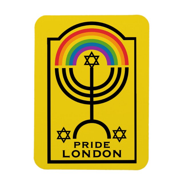 Íman Orgulho Judaico LGBTQ (Vertical)