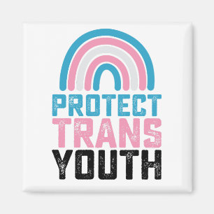 Íman Orgulho LGBT Proteja Jovens Trans Transgénero Cria
