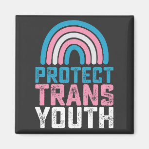 Íman Orgulho LGBT Proteja Jovens Trans Transgénero Cria