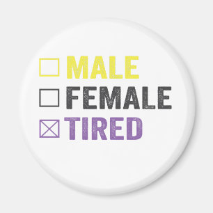 Íman Orgulho LGBT Transexual Engraçado Não Binário