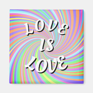 Íman Orgulho Love Is Love Ímã