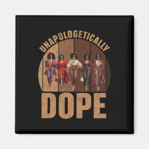 Íman Orgulho Negra Indesculpável de Drogas Afro Black H