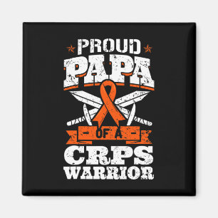 Íman Orgulho Papá De Um Guerreiro Do Carrinho Fita De C