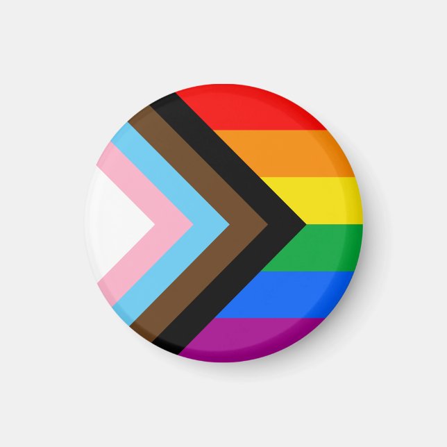 Íman Orgulho Progressivo LGBTQ+ (Frente)