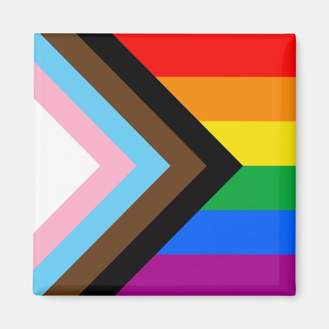 Íman Orgulho Progressivo LGBTQ+ (Frente)