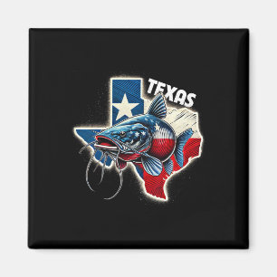 Íman Orgulho Texano Pescadores de Bagre do Texas Southe