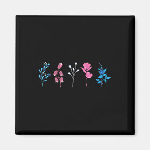 Íman Orgulho Transgênero Floral, Flor da Bandeira Trans