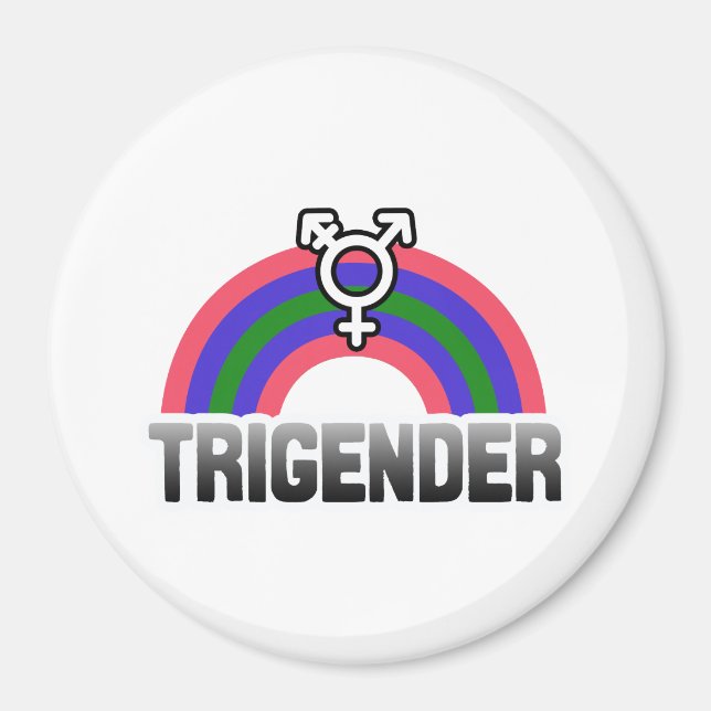 Íman Orgulho Trigênero (Frente)