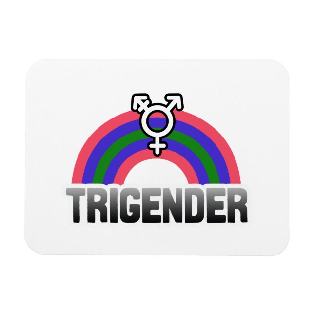 Íman Orgulho Trigênero (Horizontal)