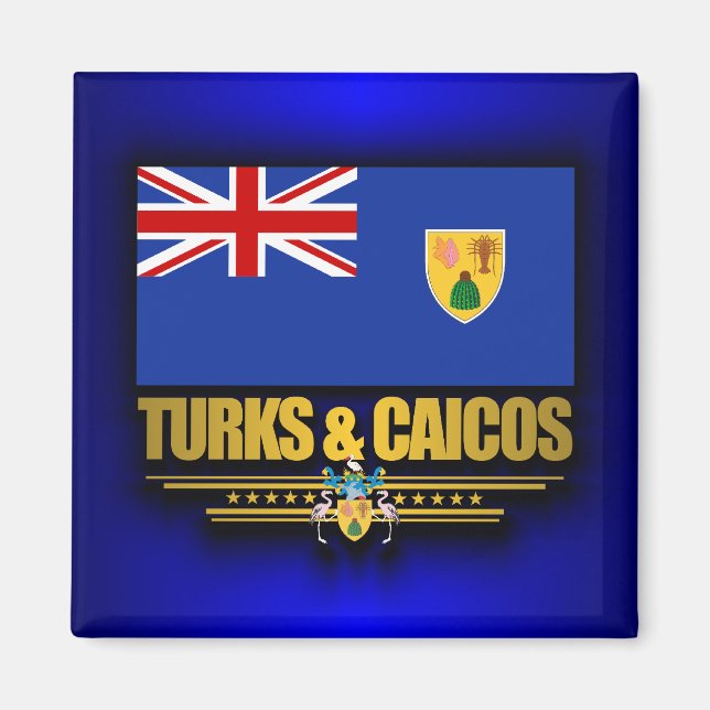 Íman Orgulho Turks e Caicos (Frente)