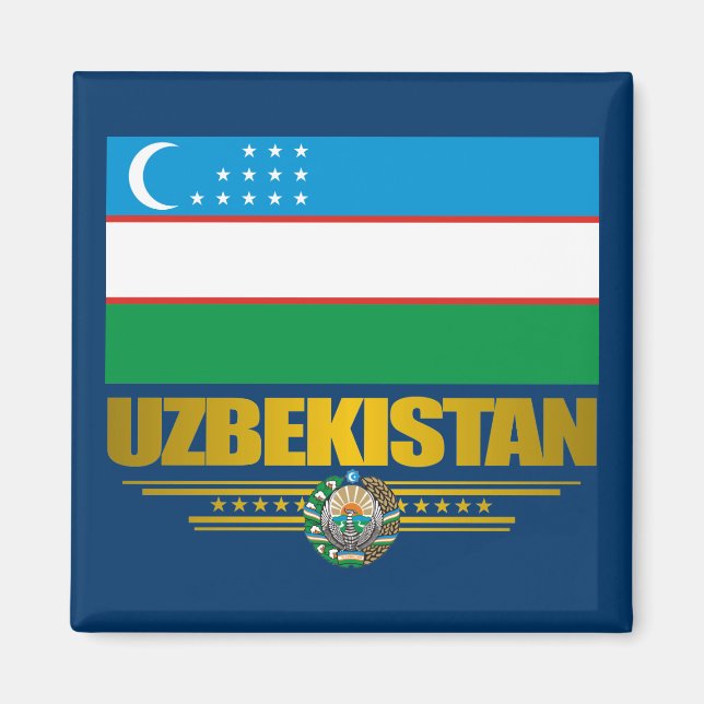 Íman "Orgulho Uzbeque" (Frente)