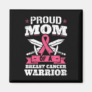 Íman Orgulhosa Mãe Do Guerreiro Do Cancer Da Mama Sensi