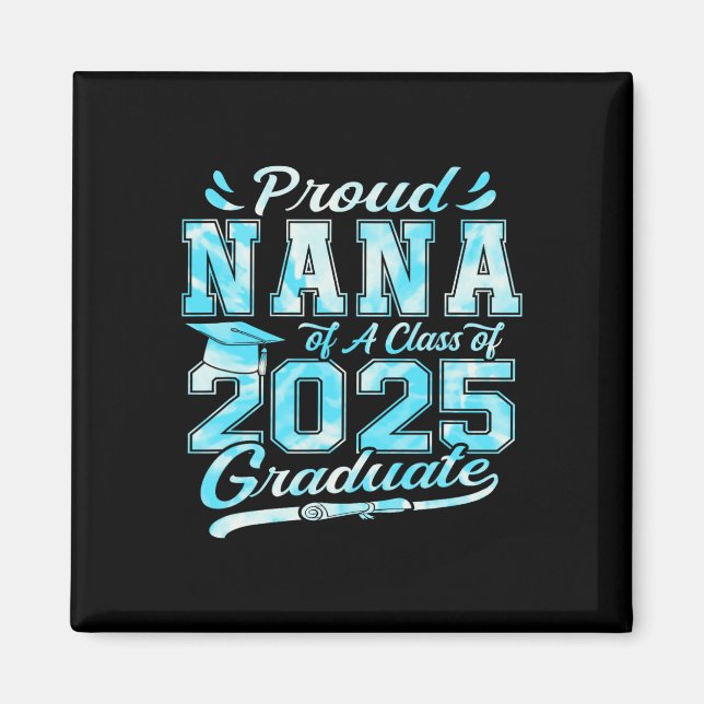 Íman Orgulhosa Nana De Um Formando De 2025 (Frente)