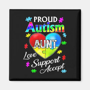 Íman Orgulhosa tia Autism Suporte a Awarene