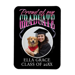 Íman Orgulhoso da minha formatura Foto personalizada Ch