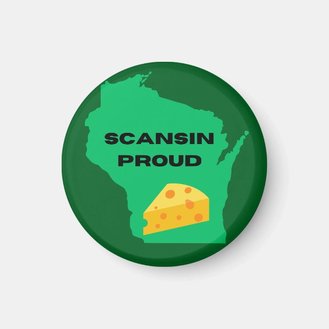Íman Orgulhoso de Scansin (Wisconsin)! (Frente)