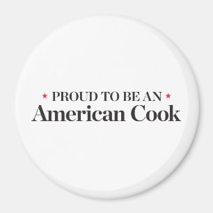 Íman Orgulhoso de ser cozinheiro americano