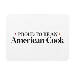 Íman Orgulhoso de ser cozinheiro americano