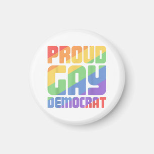 Íman Orgulhoso Democrata Gay Engraçado LGBT
