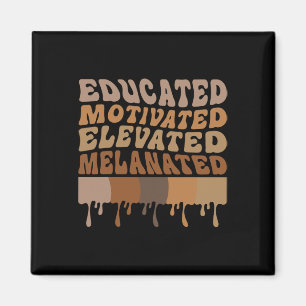 Íman Orgulhoso Negro Educado Motivado Elevado Melanizad