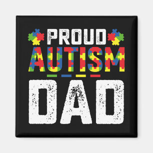Íman Orgulhoso Pai Autista Conscientização Família Auti