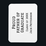 Íman Orgulhoso pai da classe de formandos de 20XX adici<br><div class="desc">design</div>