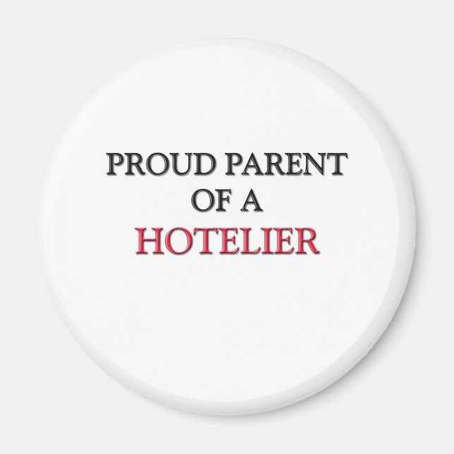 Íman Orgulhoso Pai De Um HOTELIER (Frente)