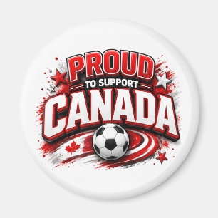 Íman ORGULHOSO POR CANADÁ Fã de Futebol Canadense