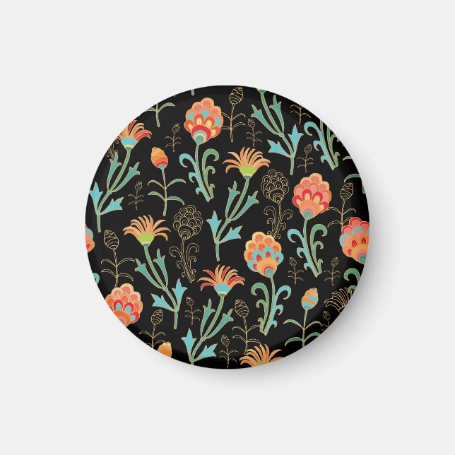 Íman Oriental Floral Elegância Invisível (Frente)