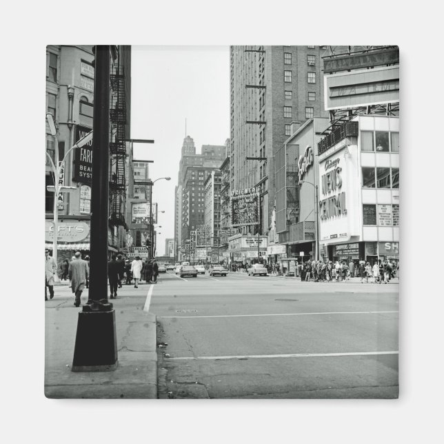 Íman Oriental Theater Street em Chicago Illinois, 1960 (Frente)