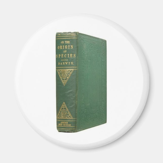 Íman Origem das Espécies de Darwin (Frente)