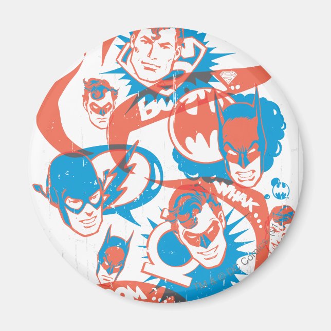 Íman Originais DC - Burst de Logotipo (Frente)