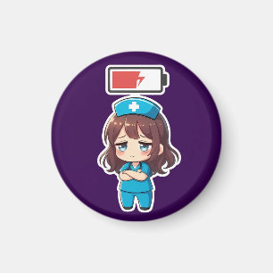 Íman Original Chibi Enfermeira 3.0 - Sem Energia