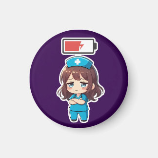 Íman Original Chibi Enfermeira 3.0 - Sem Energia