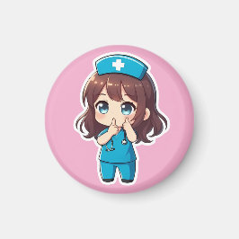 Íman Original Chibi Nurse - O Silêncio da Meia-Noite