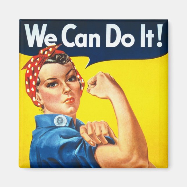 Íman Original Rosie The Riveter (Frente)