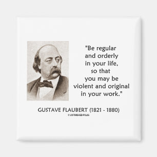 Íman Original violento de Gustave Flaubert em seu