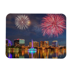 Íman Orlando Florida Lake Eola Fireworks & Fountain