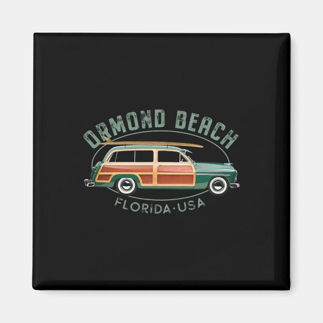 Íman Ormond Beach Flórida Surf Vintage  (Frente)