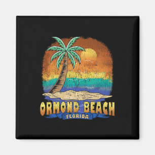 Íman Ormond Beach Flórida Vintage angustiou Souvenir